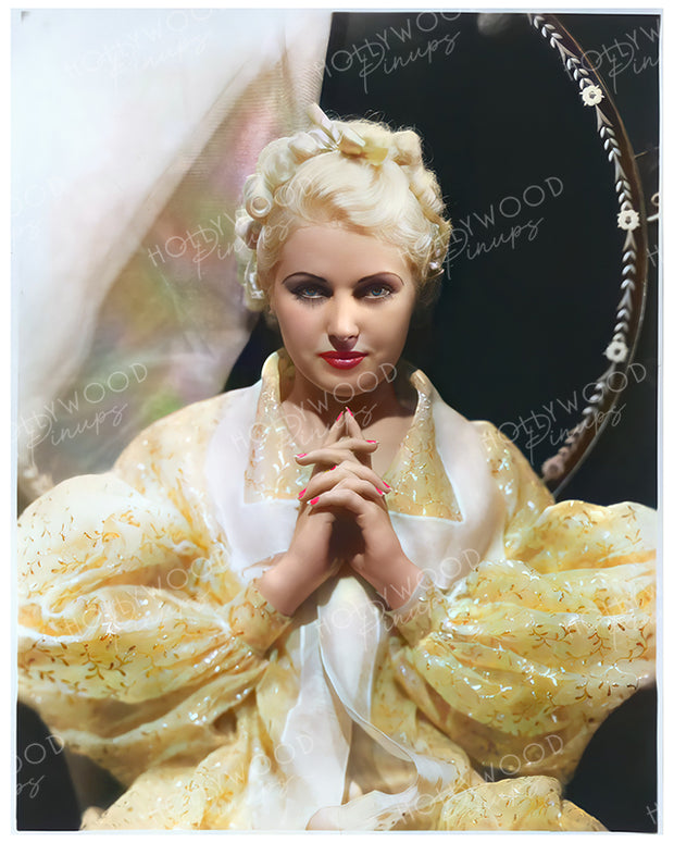 June Lang Pretty Blonde 1935 by GENE KORNMAN | Hollywood Pinups Color Prints