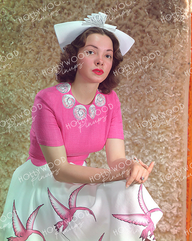 Kathryn Grayson Pretty Pink 1942 | Hollywood Pinups Color Prints
