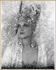 Kay Francis BEHIND THE MAKEUP 1930 Glittering Costume | Hollywood Pinups Color Prints