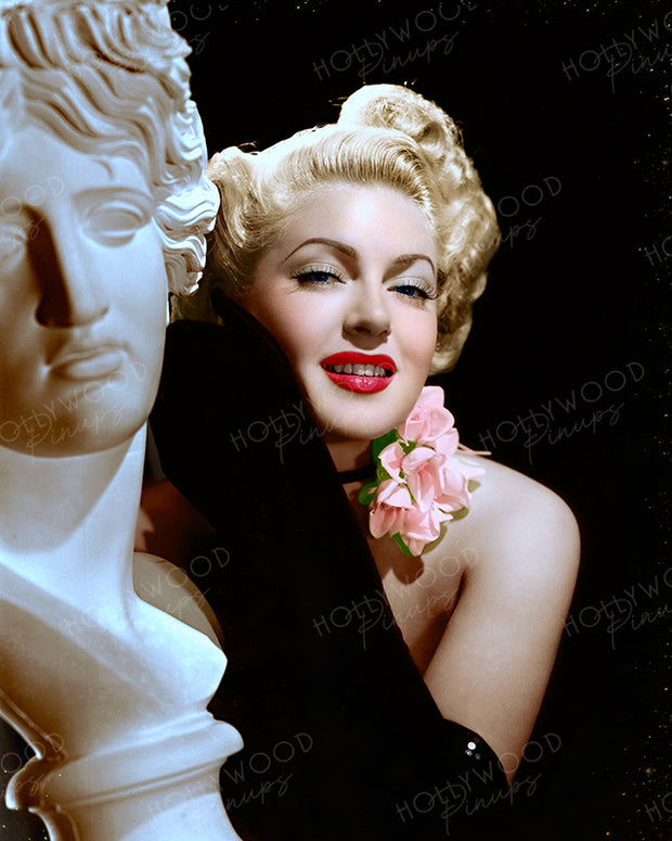Lana Turner Glamour Goddess by CLARENCE BULL 1942 | Hollywood Pinups Color Prints