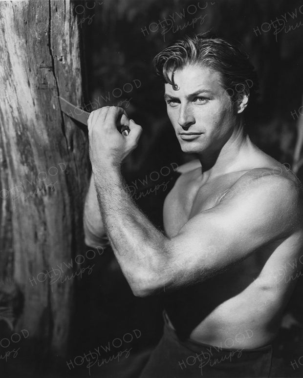 Lex Barker in TARZAN'S MAGIC FOUNTAIN 1949 | Hollywood Pinups Color Prints