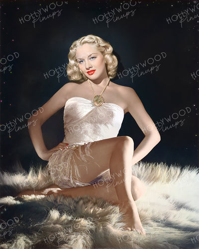 Lila Leeds BLONDE BOMSHELL by Bert Six 1948 | Hollywood Pinups Color Prints