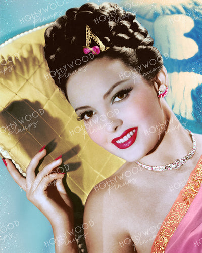 Linda Darnell Exotic Beauty 1946 | Hollywood Pinups Color Prints