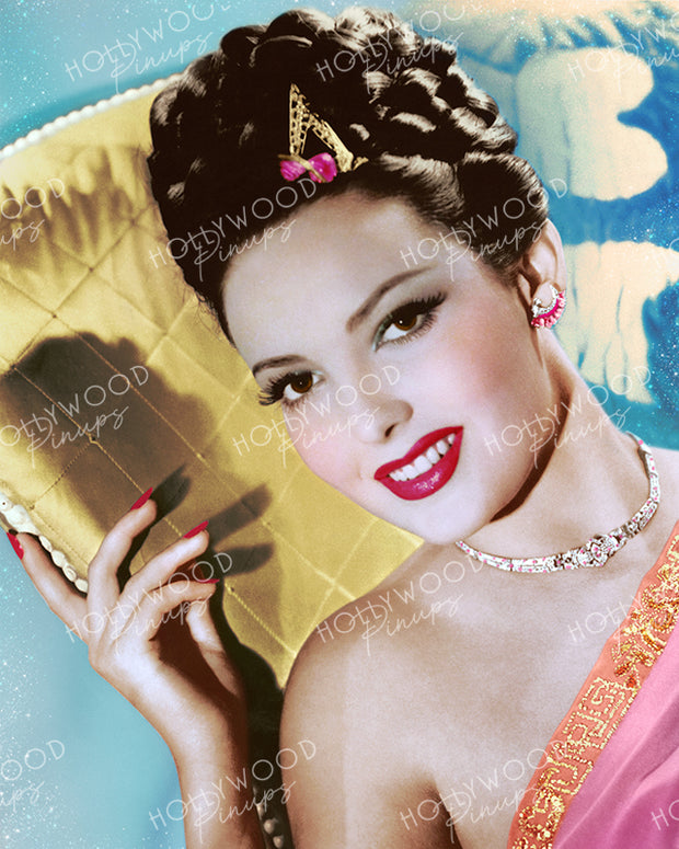 Linda Darnell Exotic Beauty 1946 | Hollywood Pinups Color Prints