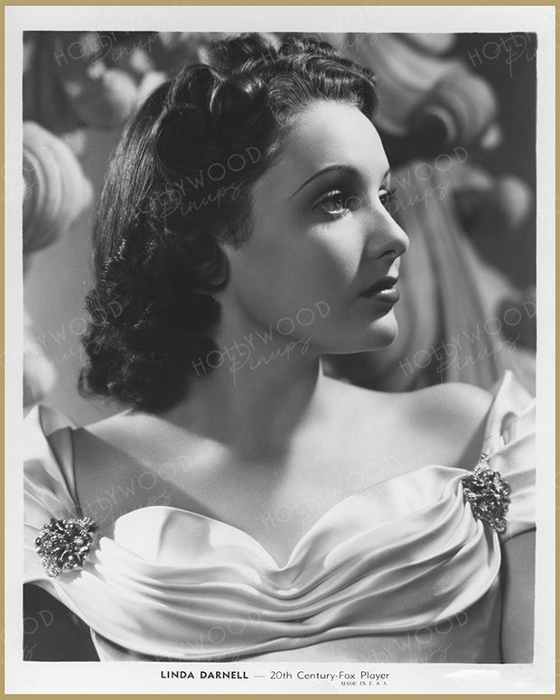 Linda Darnell Heavenly Profile 1939 | Hollywood Pinups Color Prints