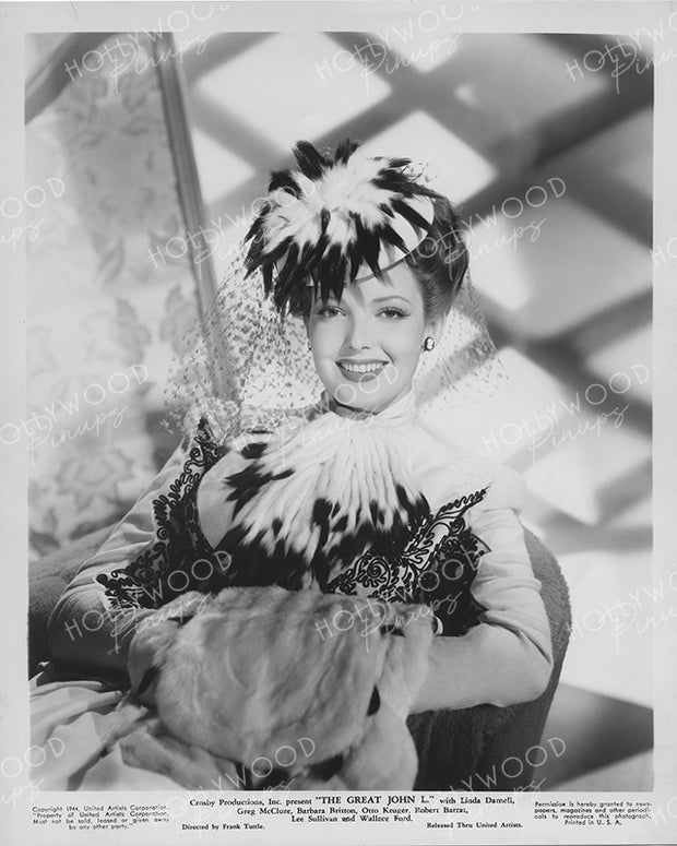 Linda Darnell in THE GREAT JOHN L. 1945 | Hollywood Pinups Color Prints