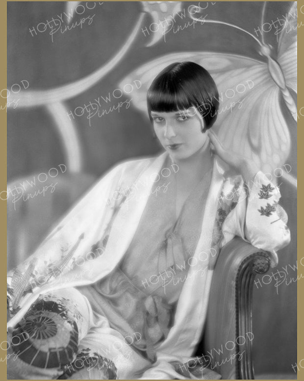 Louise Brooks Butterfly Beauty 1928 by RICHEE | Hollywood Pinups Color Prints