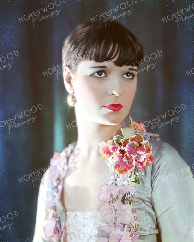 Louise Brooks Pretty Pansies 1926 by GEORGE HOMMEL | Hollywood Pinups Color Prints
