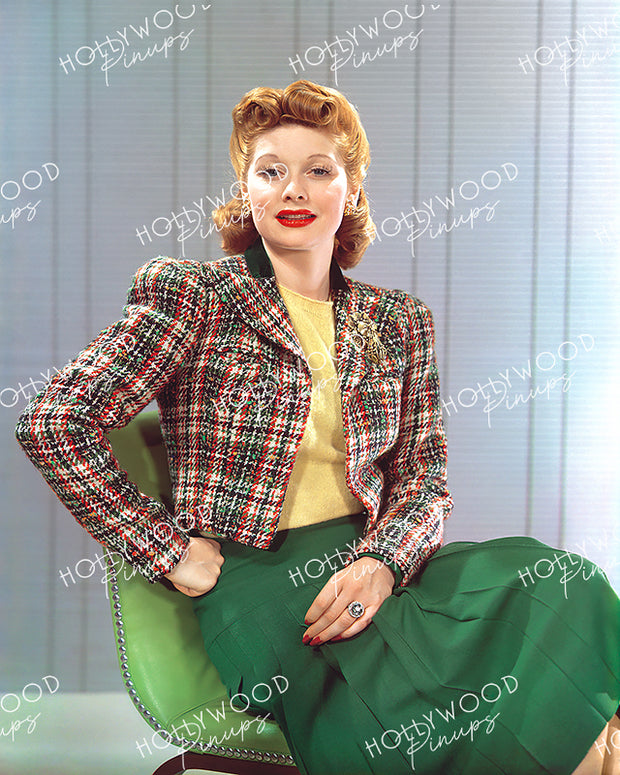 Lucille Ball Elegant Beauty 1940 | Hollywood Pinups Color Prints