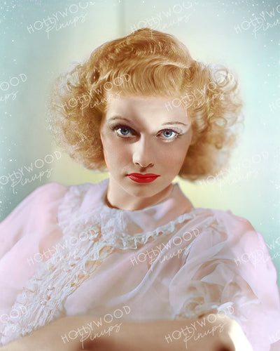 Lucille Ball Early Glamour by BACHRACH 1937 | Hollywood Pinups Color Prints