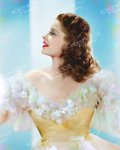Lucille Ball Luminous Profile 1938 by ERNEST BACHRACH | Hollywood Pinups Color Prints