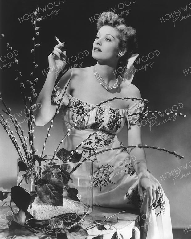 Lucille Ball in LOOK WHO'S LAUGHING 1941 by Bachrach | Hollywood Pinups Color Prints