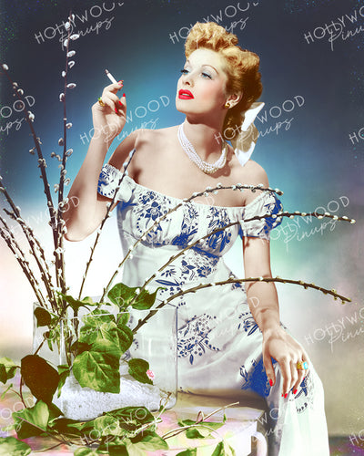 Lucille Ball in LOOK WHO'S LAUGHING 1941 by Bachrach | Hollywood Pinups Color Prints