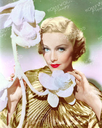 Madeleine Carroll Gilded Glamour 1936 | Hollywood Pinups Color Prints