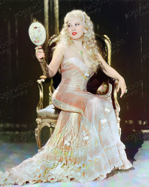 Mae West SHE DONE HIM WRONG 1933 Mirror Belle | Hollywood Pinups Color Prints