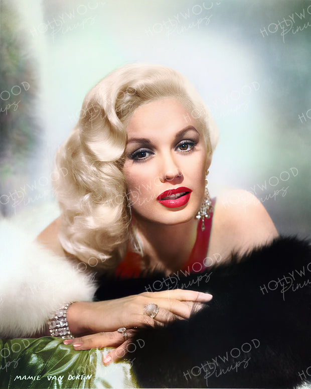 Mamie Van Doren Platinum Stunner 1957 | Hollywood Pinups Color Prints