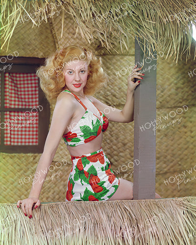 Marie McDonald Bathing Pinup 1945 | Hollywood Pinups Color Prints
