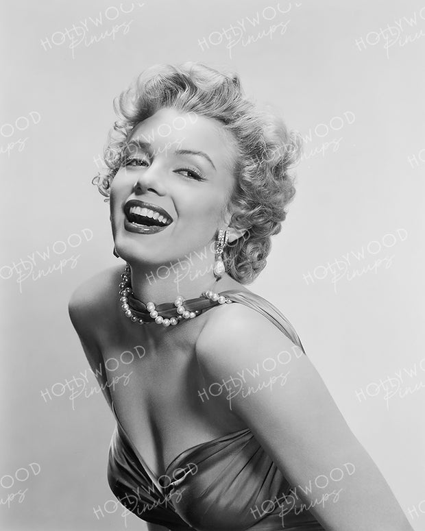 Marilyn Monroe Sensual Satin 1952 by POWOLNY | Hollywood Pinups Color Prints