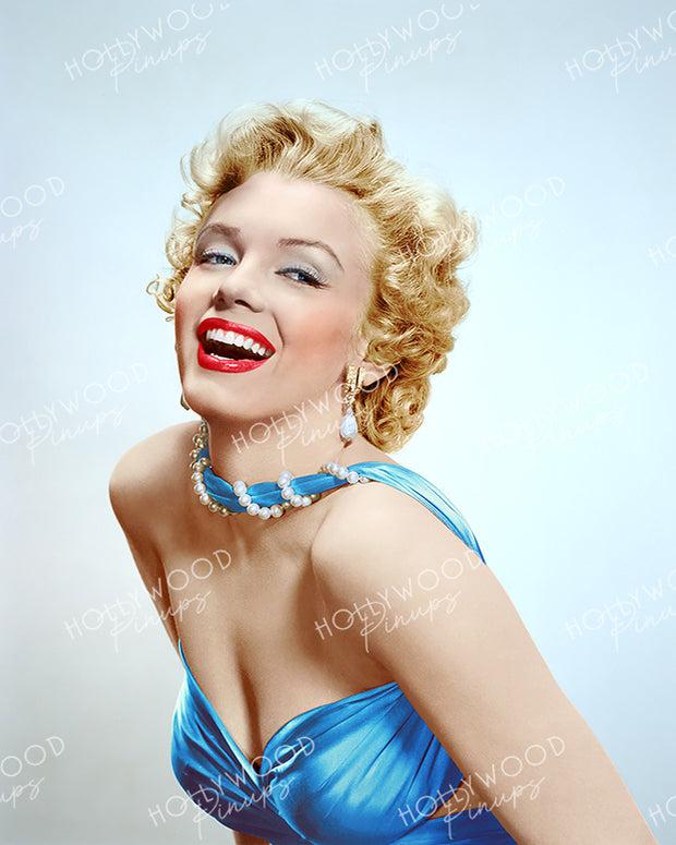 Marilyn Monroe Sensual Satin 1952 by POWOLNY | Hollywood Pinups Color Prints
