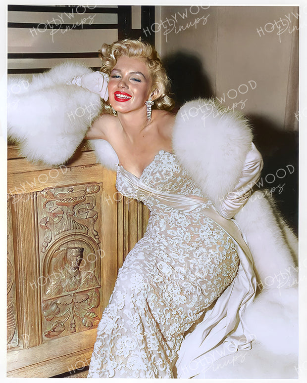 Marilyn Monroe White Lace 1953 | Hollywood Pinups Color Prints Marilyn Monroe White Lace 1953 | Hollywood Pinups Color Prints