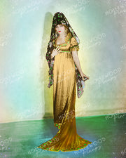 Mary Pickford in ROSITA 1923 Golden Gown | Hollywood Pinups Color Prints