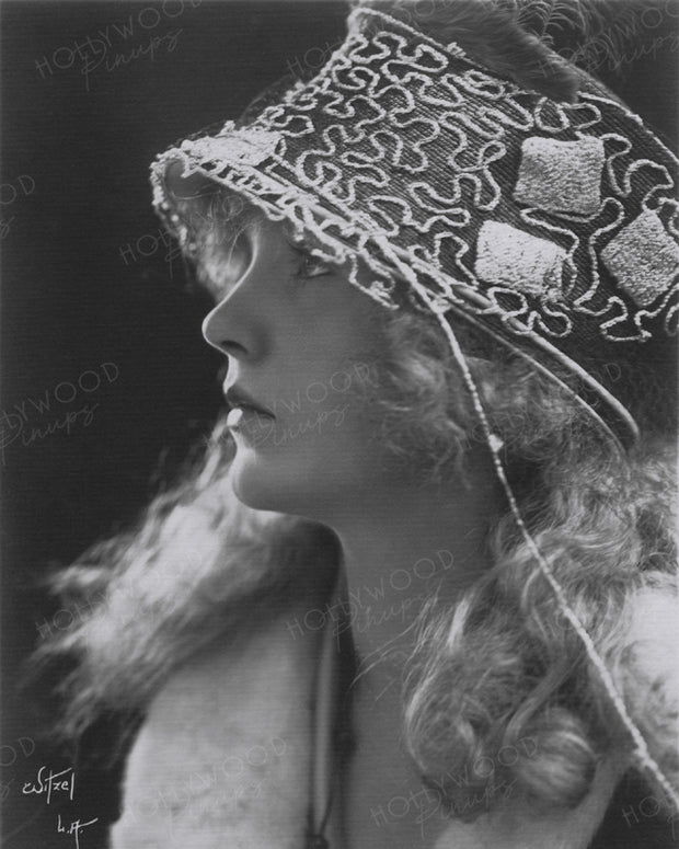 Mary Miles Minter Haunting Profile by WITZEL 1919 | Hollywood Pinups | Film Star Colour and B&W Prints