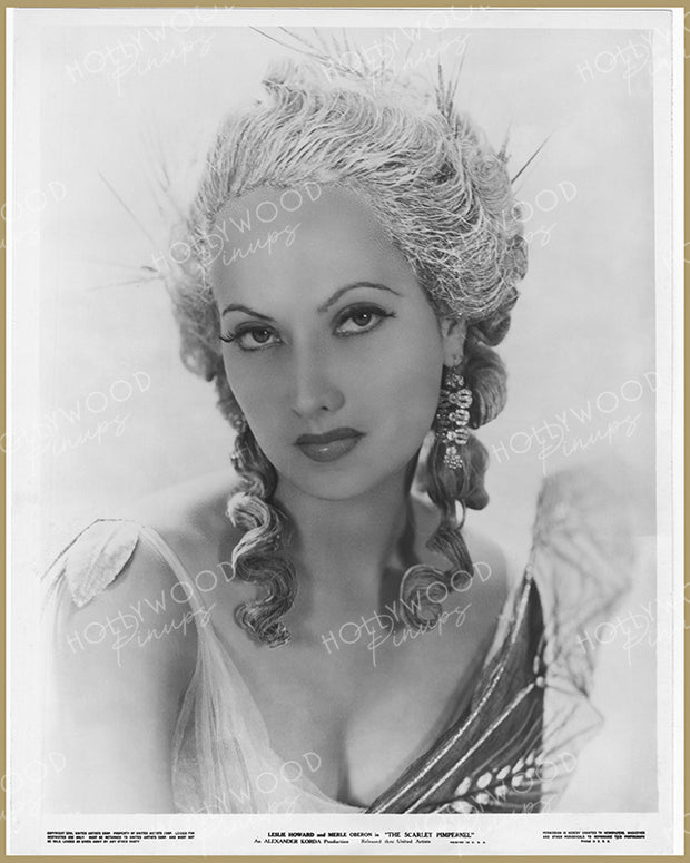 Merle Oberon Ice Enchantress by TUNBRIDGE 1934 | Hollywood Pinups Color Prints