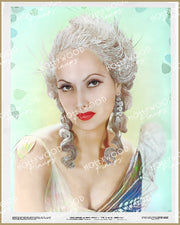 Merle Oberon Ice Enchantress by TUNBRIDGE 1934 | Hollywood Pinups Color Prints