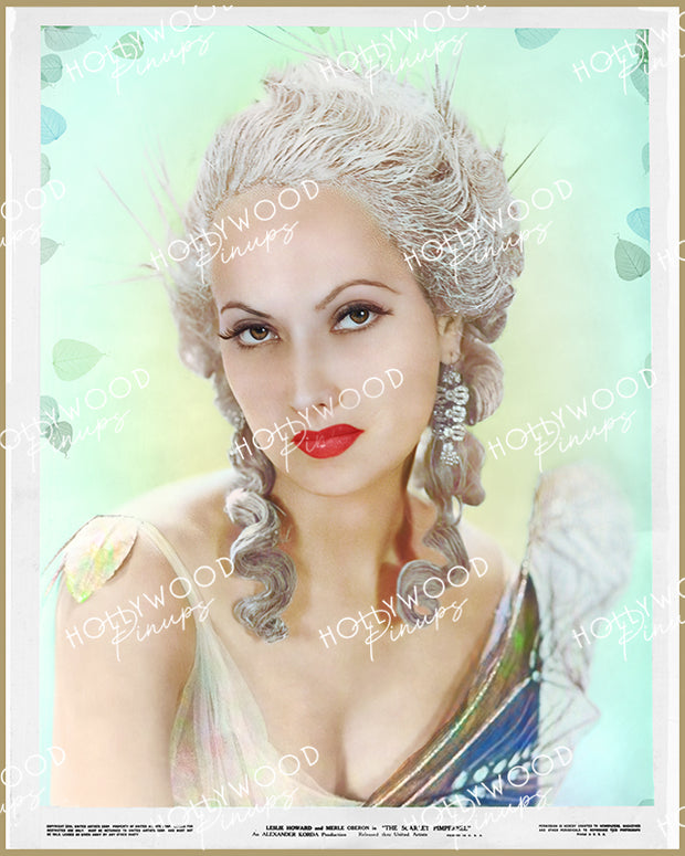 Merle Oberon Ice Enchantress by TUNBRIDGE 1934 | Hollywood Pinups Color Prints