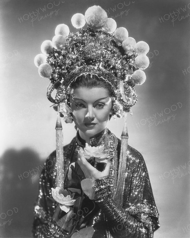 Myrna Loy in THE MASK OF FU MANCHU 1932 | Hollywood Pinups Color Prints