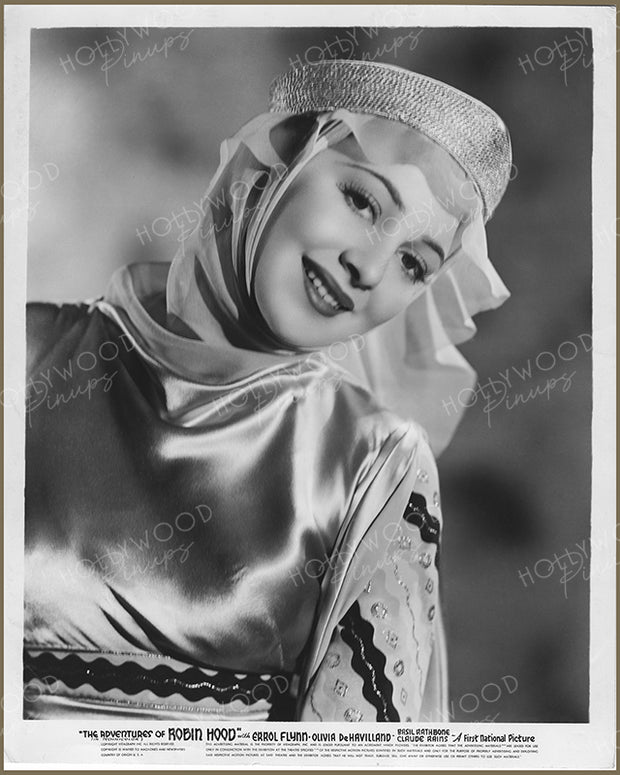 Olivia de Havilland in THE ADVENTURES OF ROBIN HOOD 1938 | Hollywood Pinups Color Prints