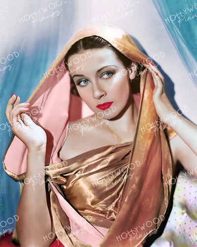 Patricia Morison Exotic Veils 1939 | Hollywood Pinups Color Prints