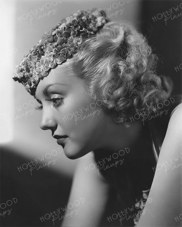 Phyllis Brooks Floral Angel 1934 by BOB COBURN | Hollywood Pinups Color Prints