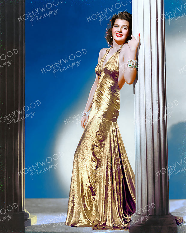 Rita Hayworth Glittering Goddess 1939 | Hollywood Pinups Color Prints