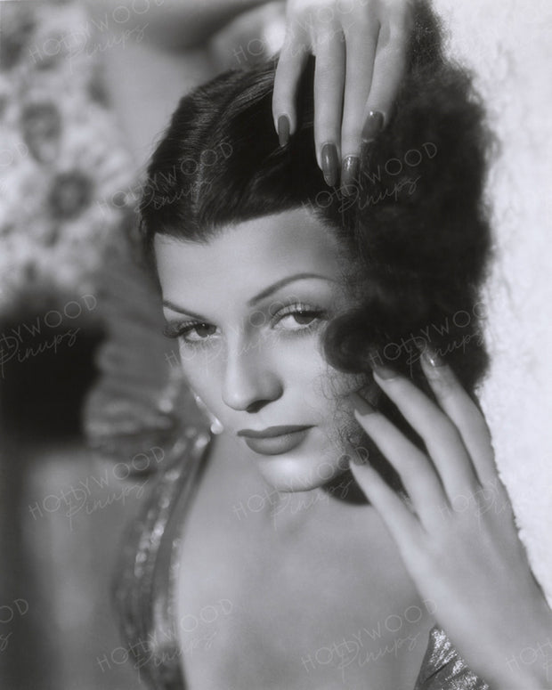 Rita Hayworth Gold Shimmer 1939 | Hollywood Pinups | Film Star Colour and B&W Prints