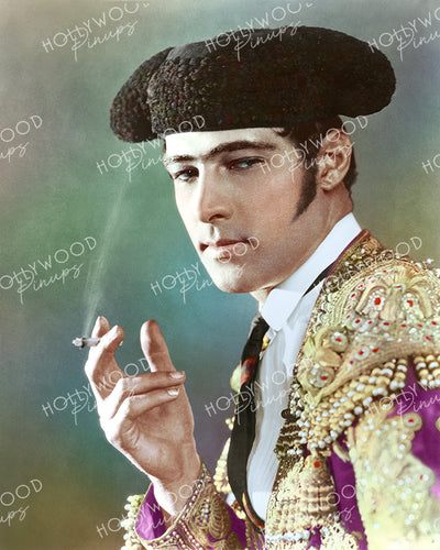 Rudolph Valentino in BLOOD AND SAND 1922 | Hollywood Pinups Color Prints