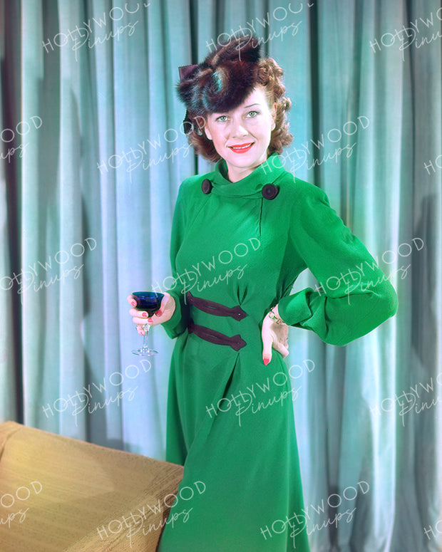 Shirley Ross Emerald Green 1939 | Hollywood Pinups Color Prints
