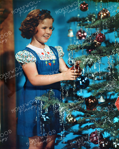 Shirley Temple Christmas Baubles 1938 | Hollywood Pinups Color Prints