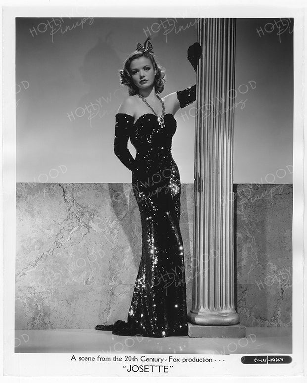 Simone Simon Glittering Goddess 1938 JOSETTE | Hollywood Pinups Color Prints