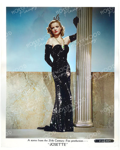 Simone Simon Glittering Goddess 1938 JOSETTE | Hollywood Pinups Color Prints