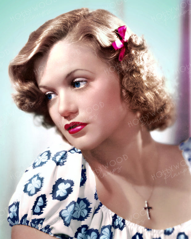 Simone Simon Dreamy Doll 1937 | Hollywood Pinups | Film Star Colour and B&W Prints