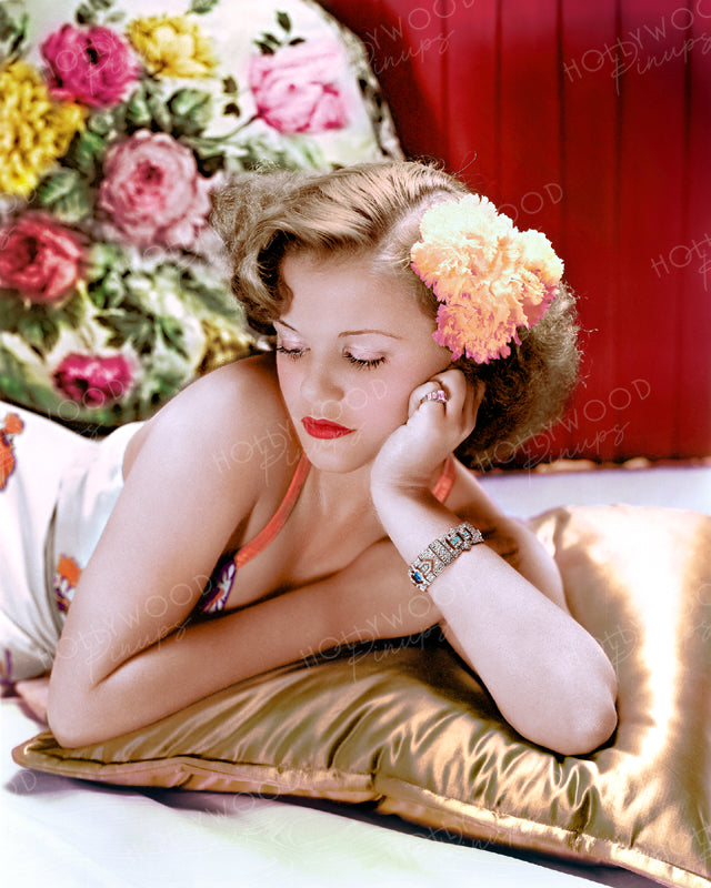 Simone Simon by GEORGE HURRELL 1937 | Hollywood Pinups Color Prints