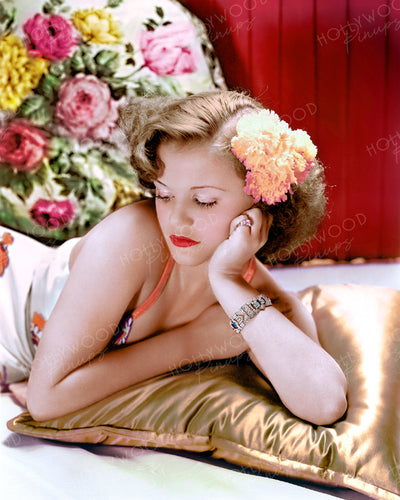 Simone Simon by GEORGE HURRELL 1937 | Hollywood Pinups | Film Star Colour and B&W Prints