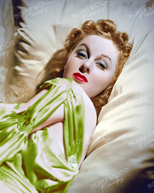 Susan Hayward Sultry Glamour 1938 | Hollywood Pinups Color Prints