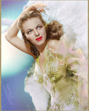 Vera Zorina Glittering Glamour by SCHAFER 1943 | Hollywood Pinups Color Prints