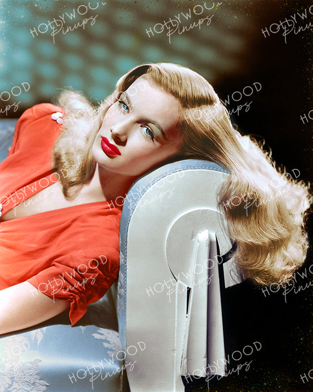 Veronica Lake Lustrous Locks 1942 | Hollywood Pinups Color Prints