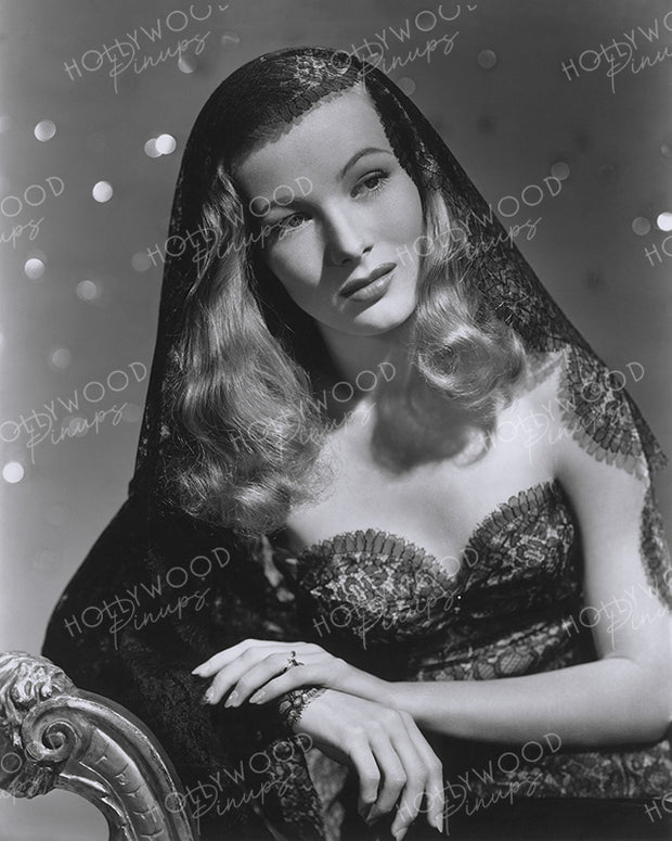 Veronica Lake Sensual Lace 1942 by HURRELL | Hollywood Pinups Color Prints
