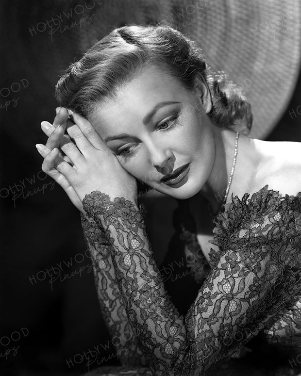 Virginia Grey Delicate Lace 1946 | Hollywood Pinups Color Prints