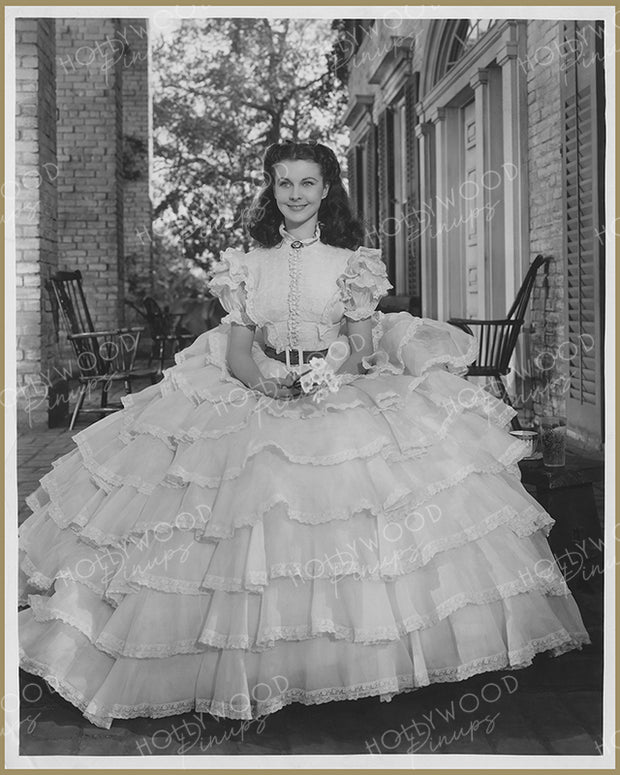 Vivien Leigh in GONE WITH THE WIND 1939 Hoop Dress | Hollywood Pinups Color Prints