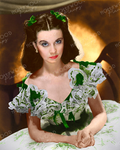 Vivien Leigh GONE WITH THE WIND 1939 Party Dress | Hollywood Pinups Color Prints